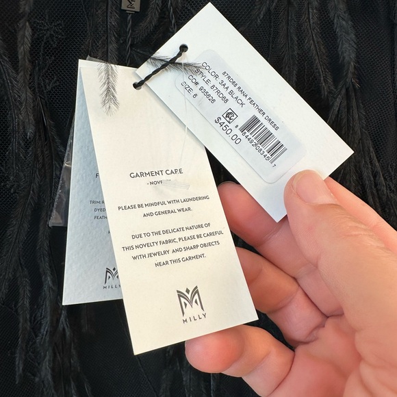 Milly Black Sleeveless Sheath Mini Dress - Picture 5 of 5